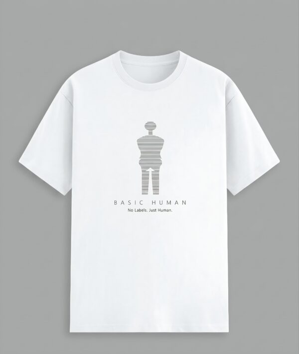 Gathered Human Stretch Tee