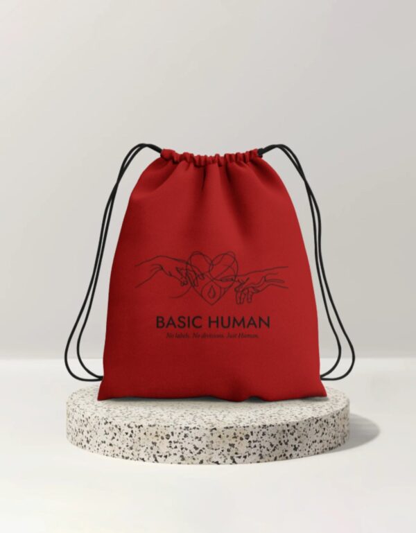 Basic Human Drawstring Bag