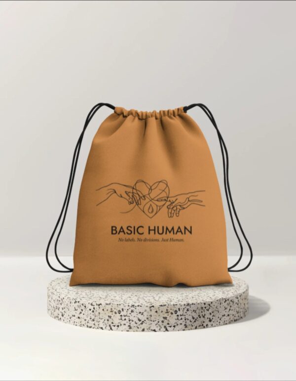 Basic Human Drawstring Bag