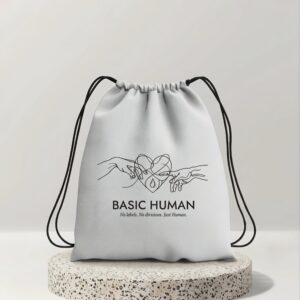 Basic Human Drawstring Bag