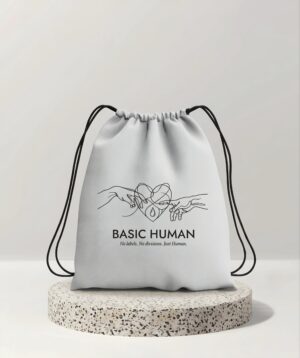 Basic Human Drawstring Bag
