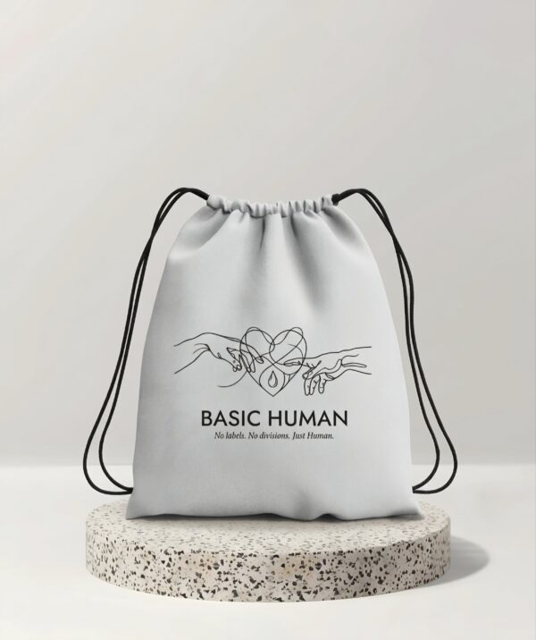 Basic Human Drawstring Bag