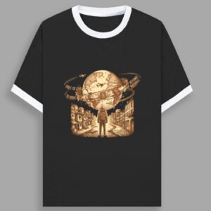 Borderless Human Ringer Tee
