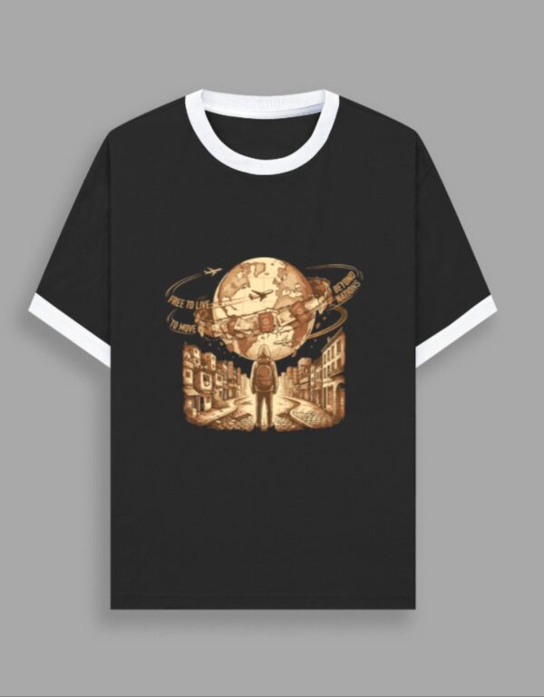 Borderless Human Ringer Tee